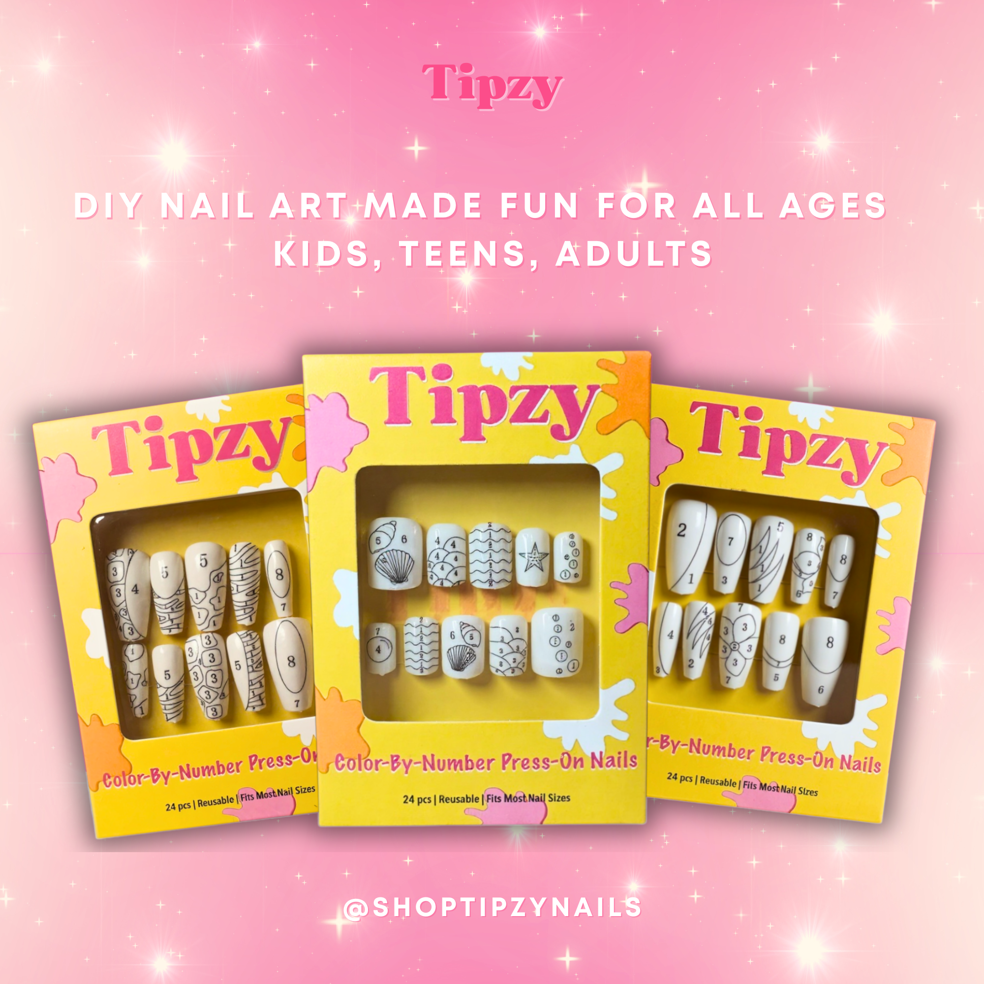 DIY nail art made fun for all ages, kids, teens, adults